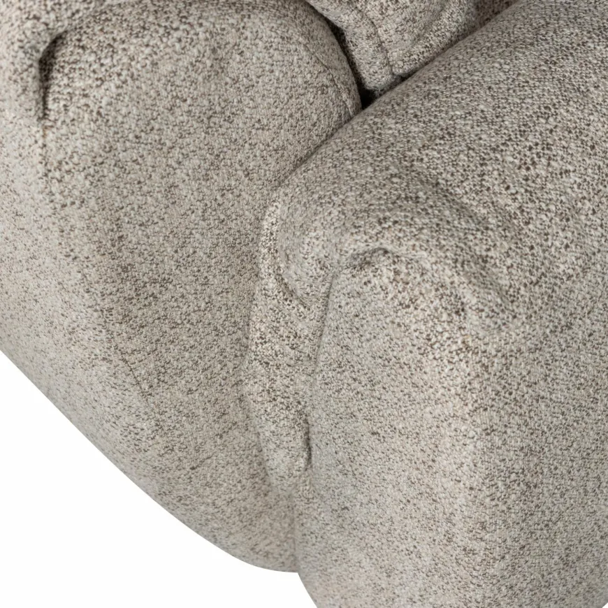 Woood Baggy loveseat geweven stof naturel melange