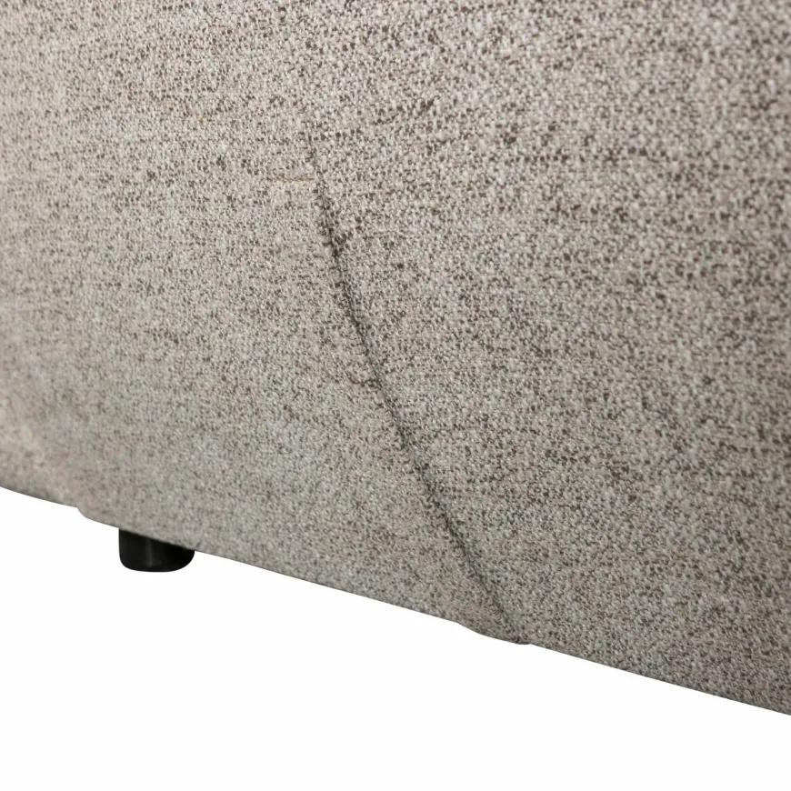 Woood Baggy loveseat geweven stof naturel melange