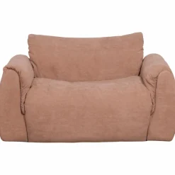 Woood Baggy loveseat geweven chenille oudroze