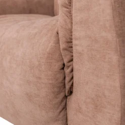 Woood Baggy loveseat geweven chenille oudroze