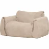 Woood Baggy loveseat geweven chenille zand