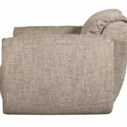 Woood Baggy loveseat geweven stof bruin melange
