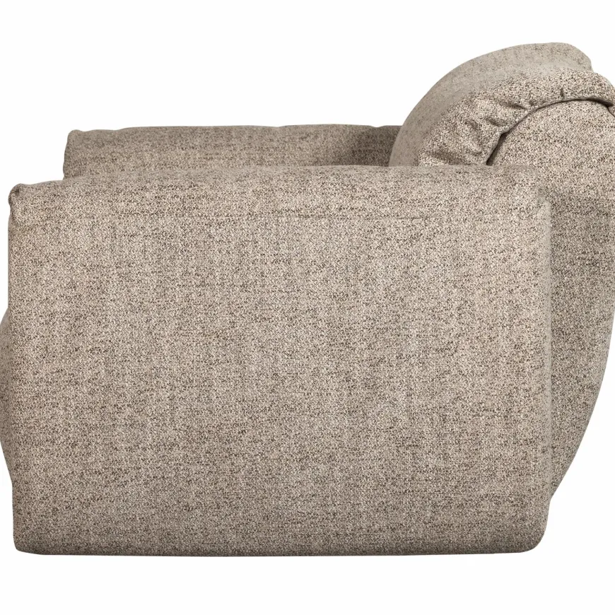 Woood Baggy loveseat geweven stof bruin melange