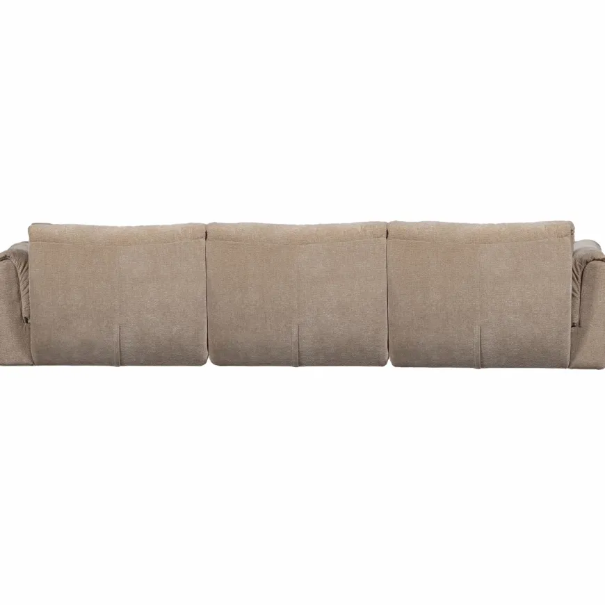 Woood Baggy 3-zits bank 3d chenille zand