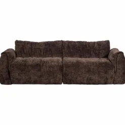 Woood Baggy 2-zits bank 3d chenille donkerbruin
