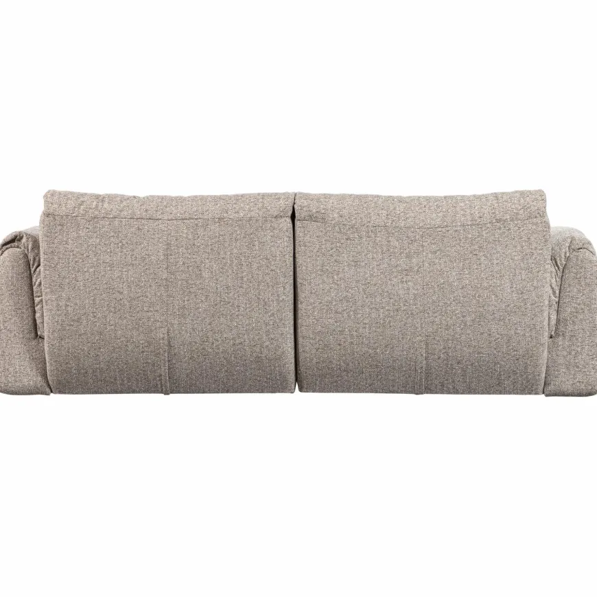 Woood Baggy 2-zits bank geweven stof naturel melange
