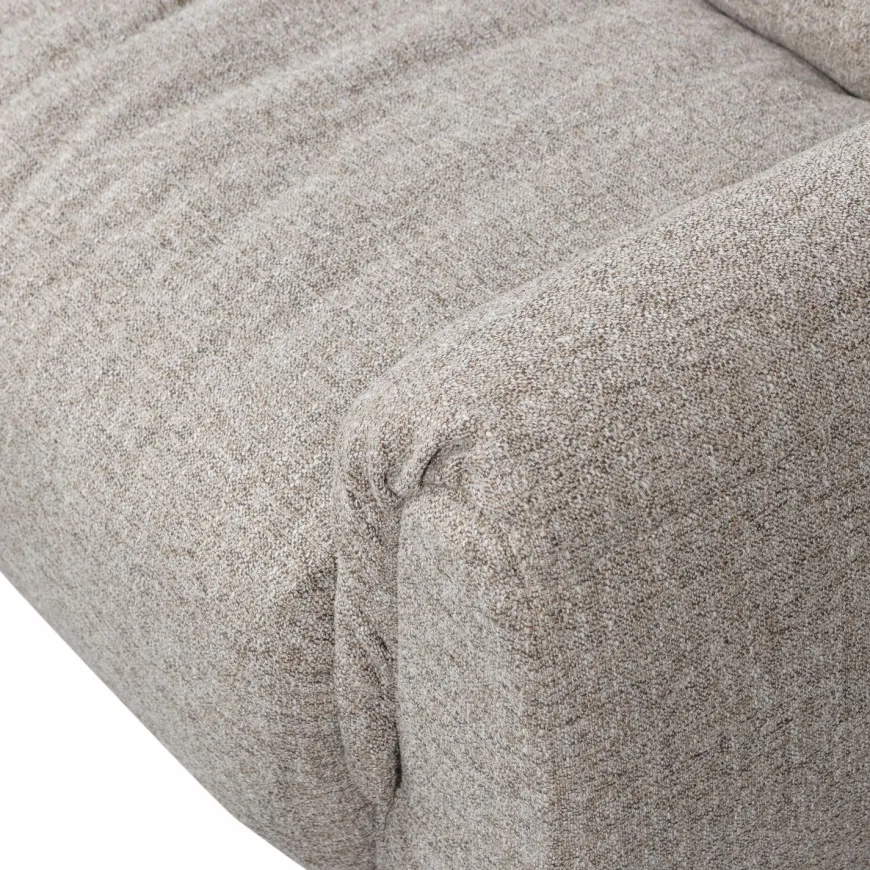 Woood Baggy 2-zits bank geweven stof naturel melange