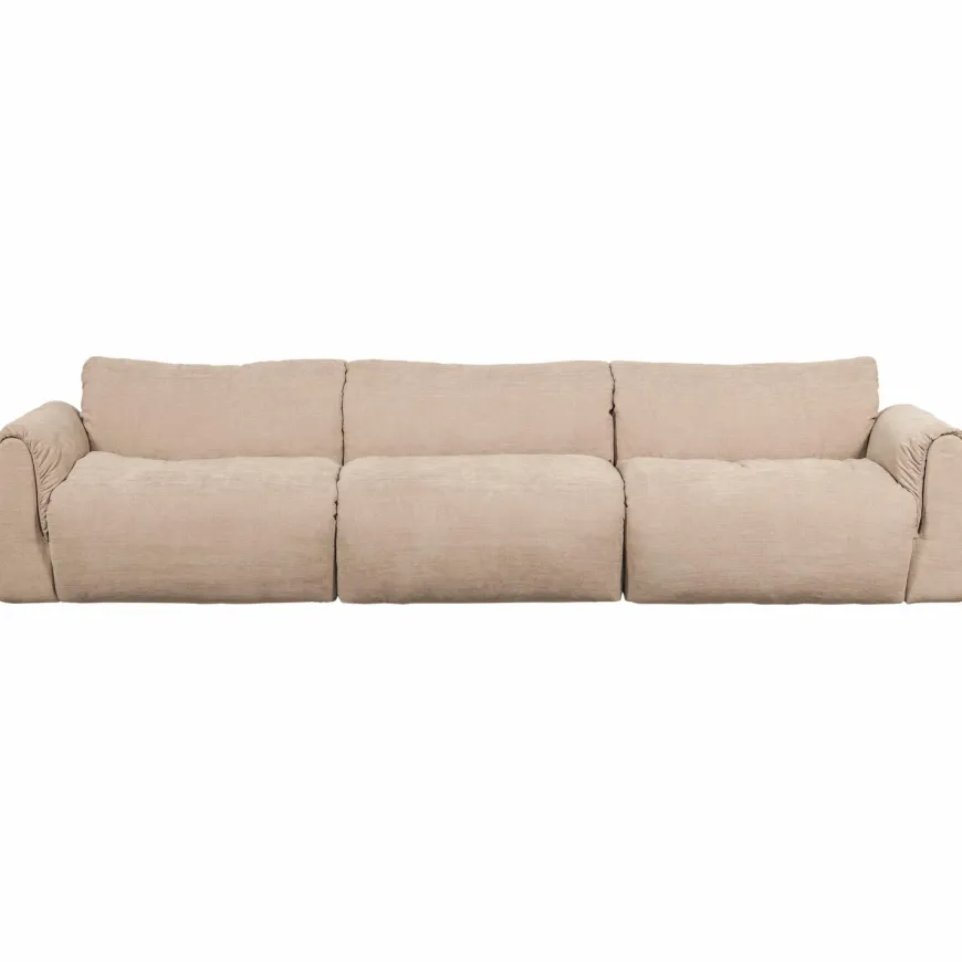 Woood Baggy 3-zits bank geweven chenille zand