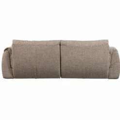 Woood Baggy 2-zits bank geweven stof bruin melange