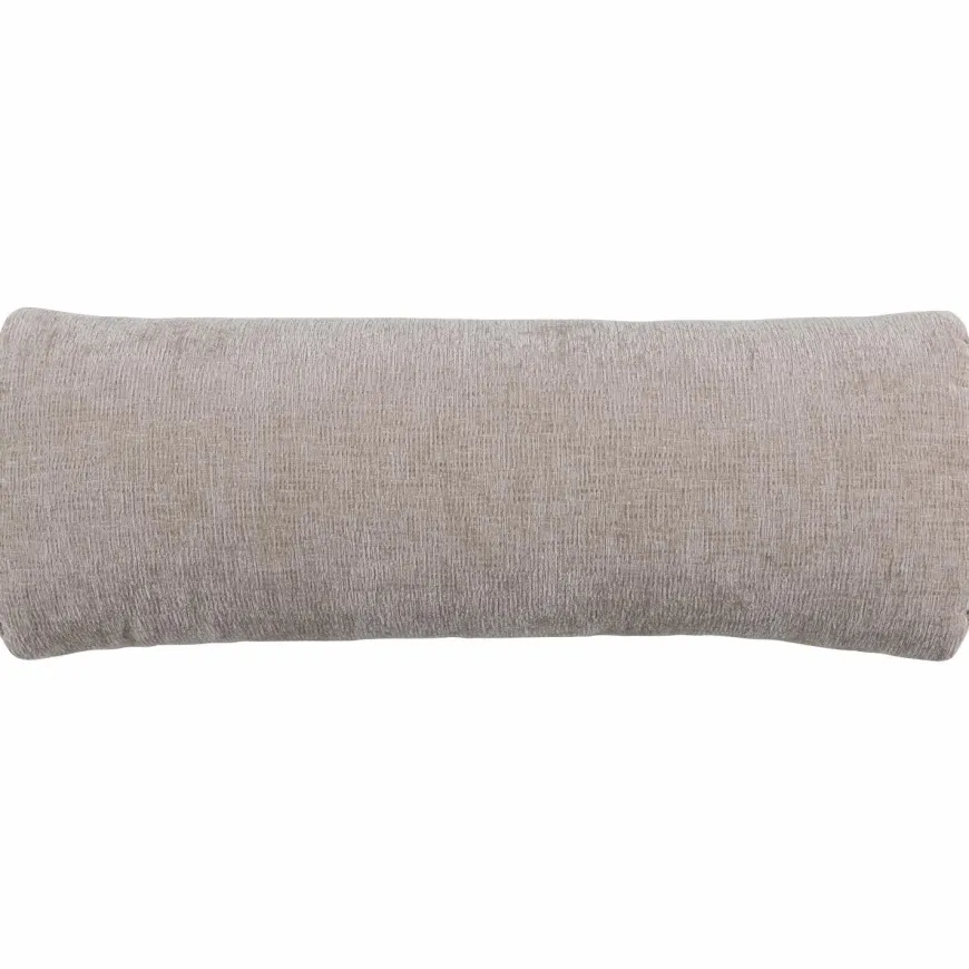 Woood Batavier half ronde bank 4-zits velvet melange zand