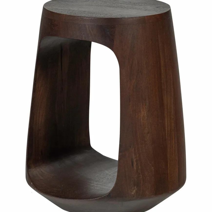 Woood Bayo bijzettafel mango hout walnoot