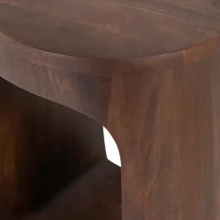 Woood Bayo bijzettafel mango hout walnoot