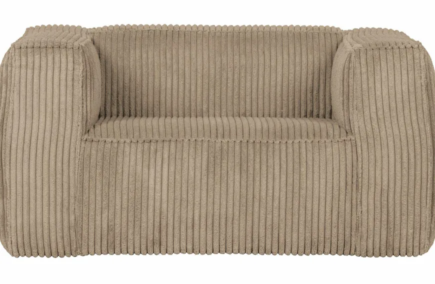 Woood Bean Fauteuil Grove Ribstof Travertin