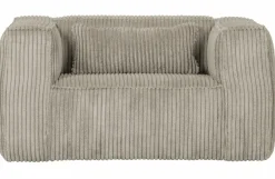 Woood Bean Fauteuil Grove Ribstof Naturel