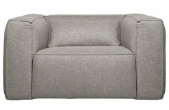 Woood Bean Fauteuil Incl. Kussen Lichtgrijs Gemeleerd