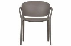 Woood Bent Eetkamerstoel Kunststof Taupe