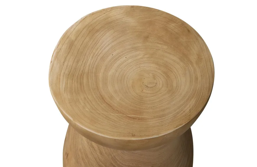 Woood Bink Kruk Hout Naturel 40xØ28cm