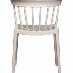 Woood Bliss tuinstoel met spijlen wheat fiber off white melange