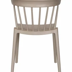 Woood Bliss tuinstoel met spijlen kunststof taupe