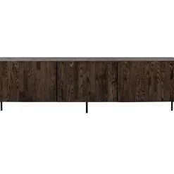 Woood Bono gravure tv meubel essen bruin [fsc]