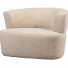 Woood Boris fauteuil boucle warm zand