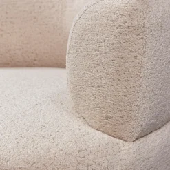 Woood Boris fauteuil boucle warm zand