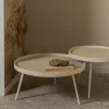 Woood Bounds bijzettafel xl hout/metaal naturel 40xø76