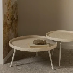 Woood Bounds bijzettafel xl hout/metaal naturel 40xø76