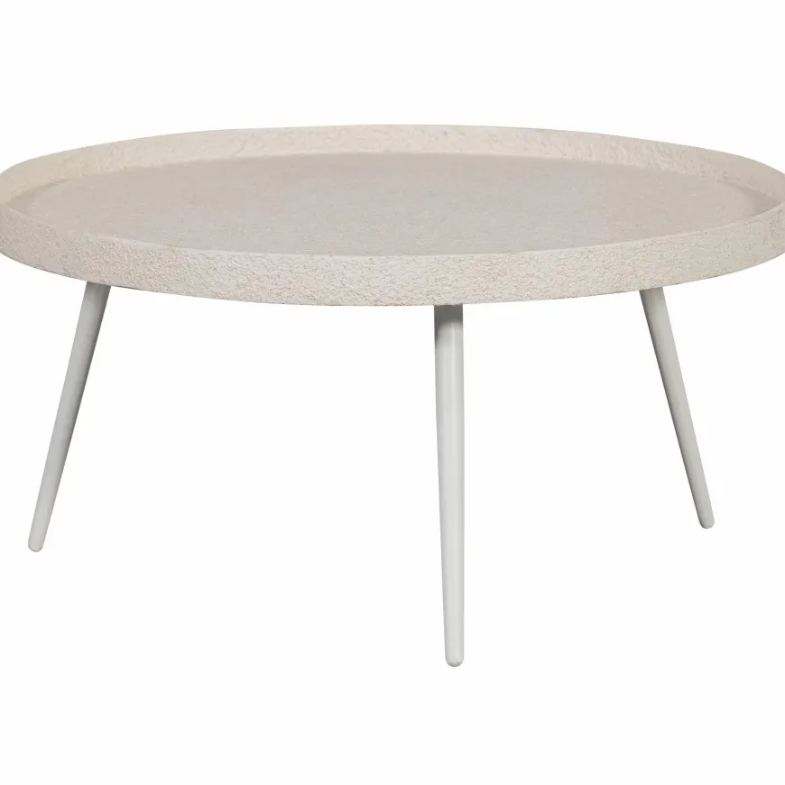 Woood Bounds bijzettafel xl hout/metaal naturel 40xø76