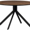 Woood Bruno Eettafel Rond Mdf Walnoot Ø120cm
