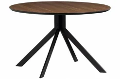 Woood Bruno Eettafel Rond Mdf Walnoot Ø120cm