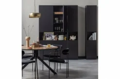 Woood Bruno Eettafel Rond Mdf Walnoot Ø120cm