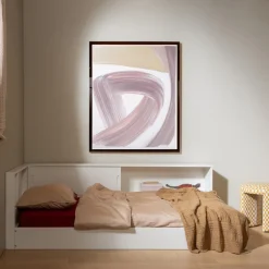 Woood Carter hoekbed links/rechts grenen wit [fsc]