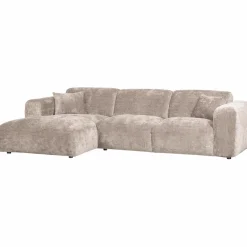 Woood CLOUD chaise longue links geweven chenille naturel