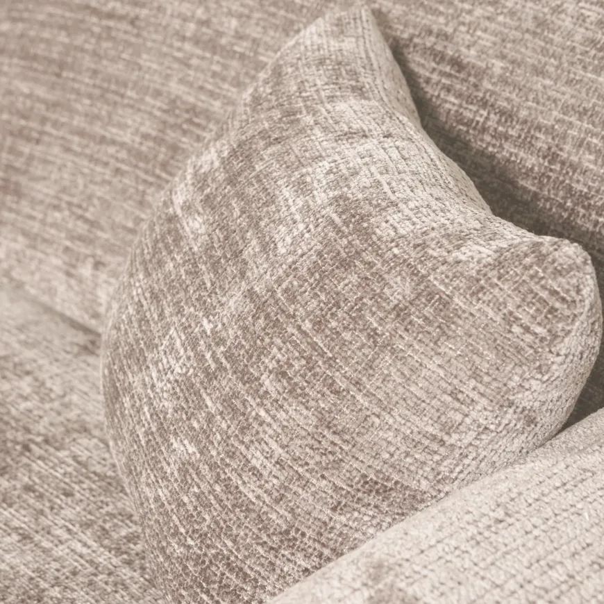 Woood CLOUD chaise longue links geweven chenille naturel