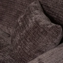Woood CLOUD chaise longue links geweven chenille warm bruin