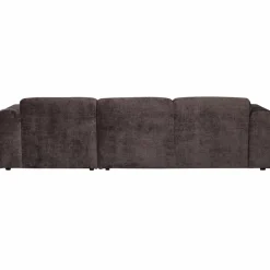 Woood CLOUD chaise longue rechts geweven chenille warm bruin