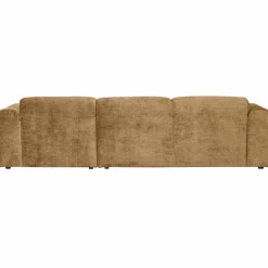 Woood CLOUD chaise longue rechts geweven chenille honinggeel