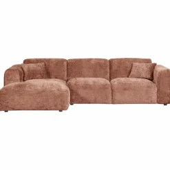 Woood CLOUD chaise longue links geweven chenille terra