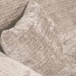 Woood CLOUD chaise longue rechts geweven chenille naturel