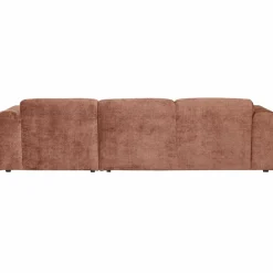 Woood CLOUD chaise longue rechts geweven chenille terra