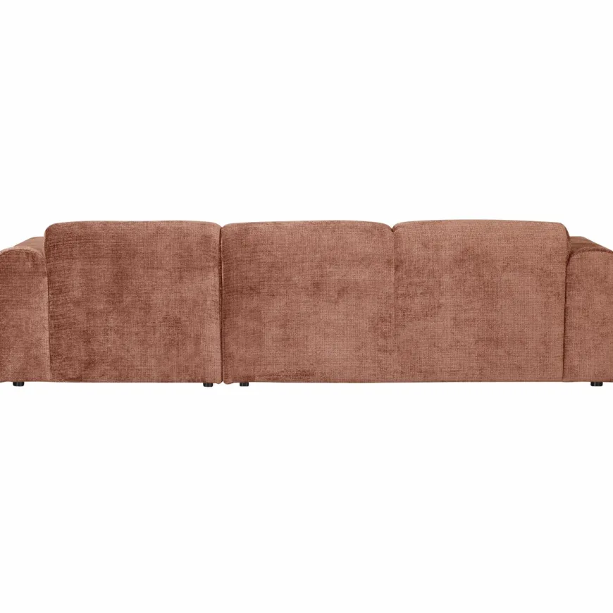 Woood CLOUD chaise longue rechts geweven chenille terra