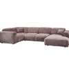 Woood CLOUD hoekbank links geweven chenille taupe