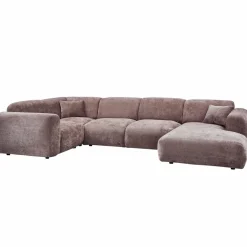Woood CLOUD hoekbank links geweven chenille taupe