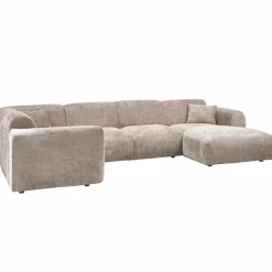 Woood CLOUD hoekbank links geweven chenille naturel