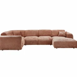 Woood CLOUD hoekbank links geweven chenille terra
