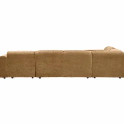 Woood CLOUD hoekbank links geweven chenille honinggeel