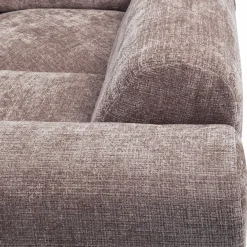 Woood CLOUD hoekbank rechts geweven chenille taupe