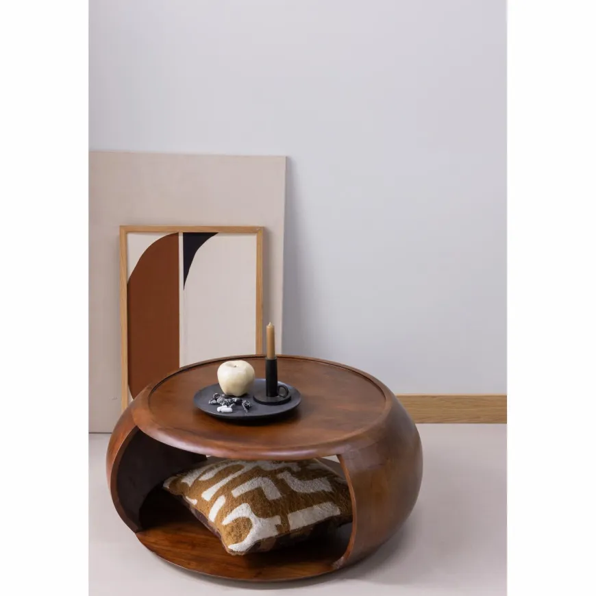 Woood Cole Salontafel Mango Hout Bruin