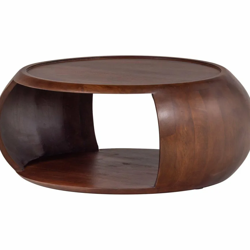 Woood Cole Salontafel Mango Hout Bruin